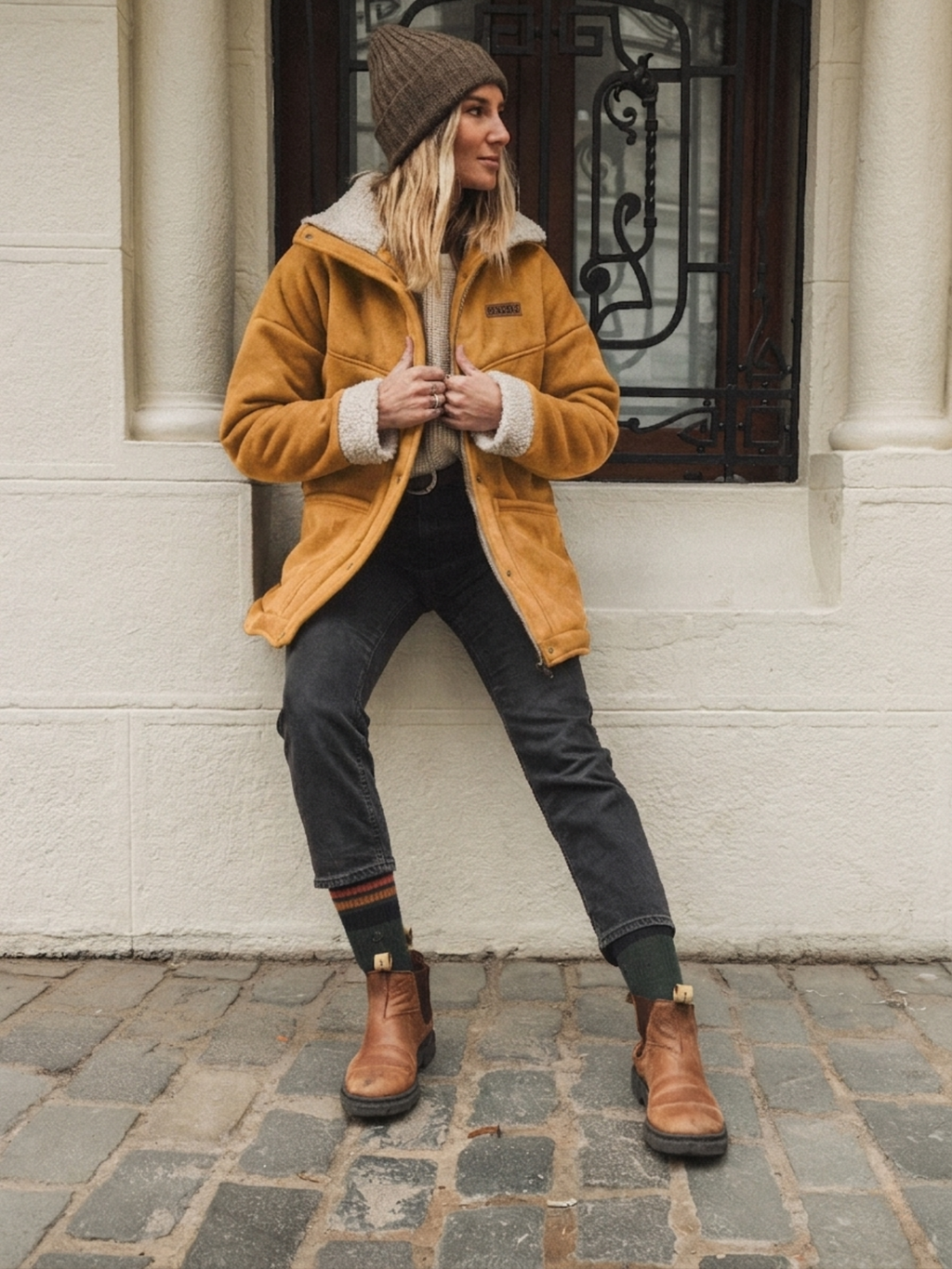 Ember Jacket Camel Claro