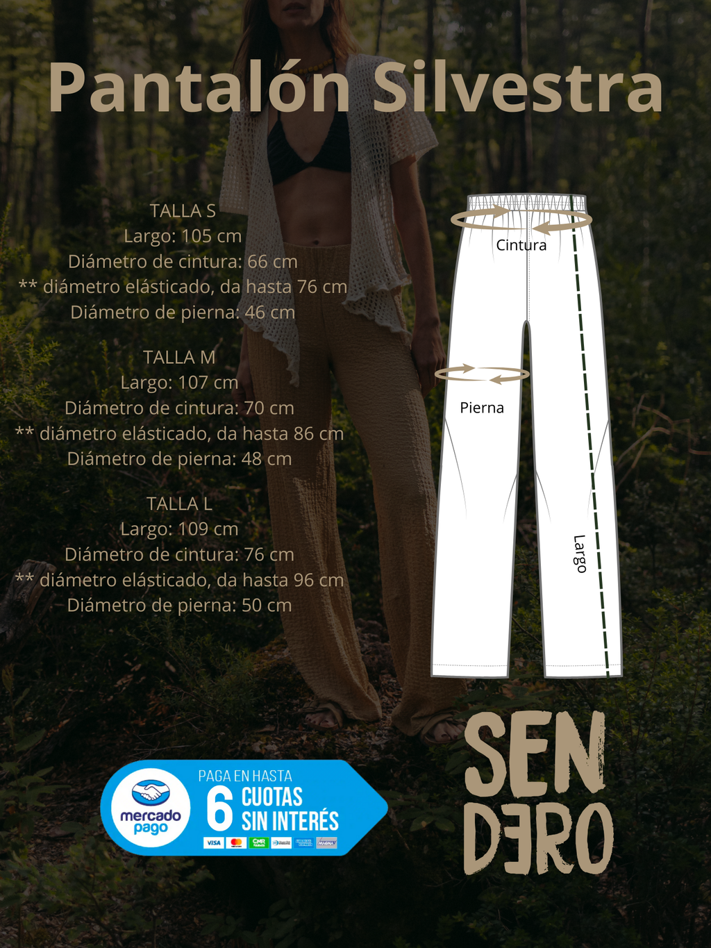 Pantalón Silvestra Green