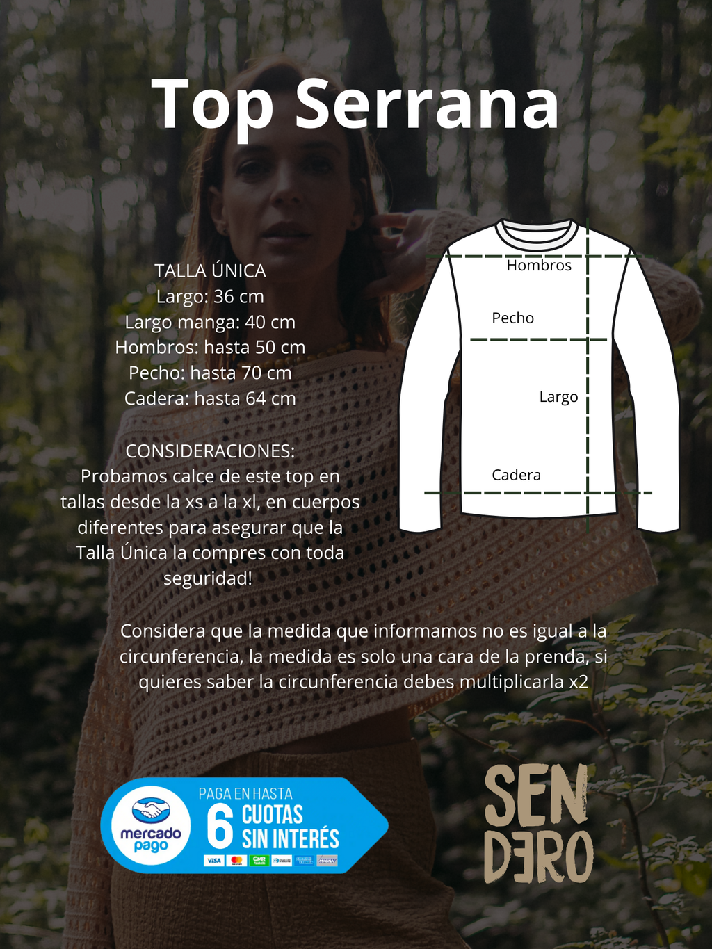 Top Serrana Black