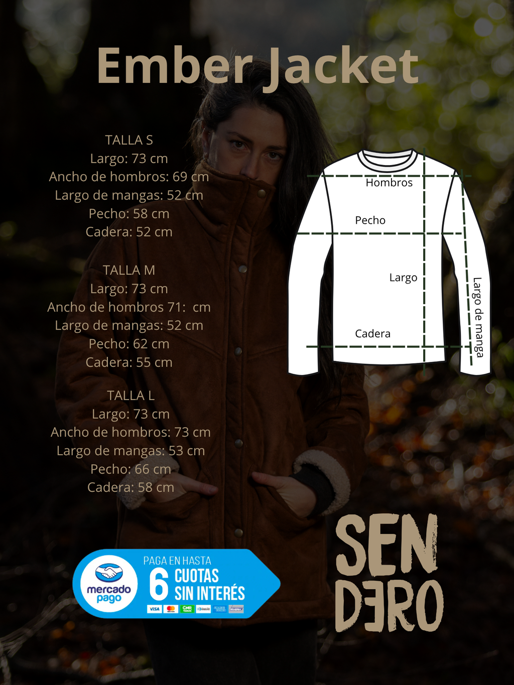 Ember Jacket Cappuccino - PREVENTA EXCLUSIVA (Entregas desde el 19 de junio)